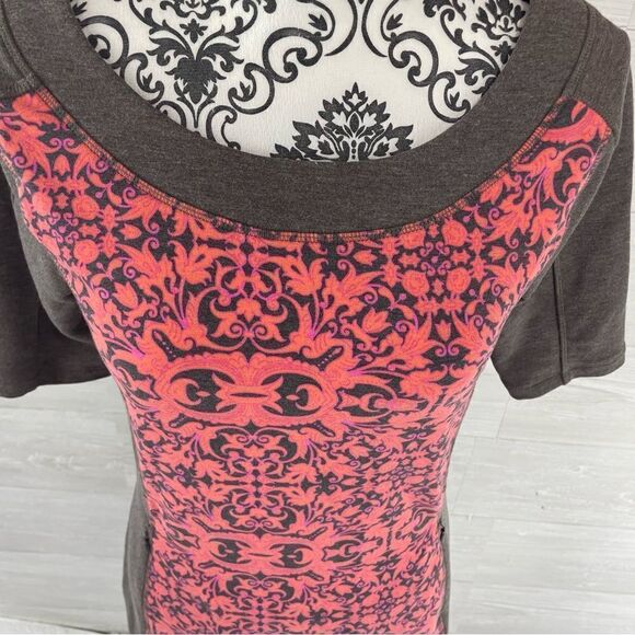 Title Nine Floral Aztec Print Boatneck Shift Dress - Picture 2 of 7